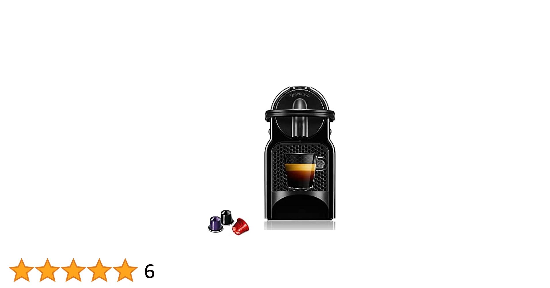 Nespresso D40-SG-BK-NE Inissia Coffee Maker, Black : Amazon